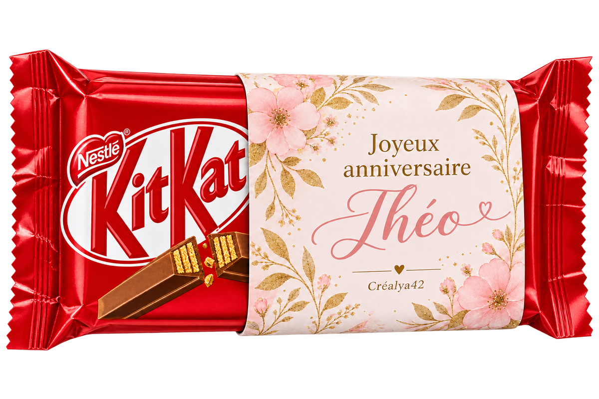 KitKat personnalisé – Une pause à votre image